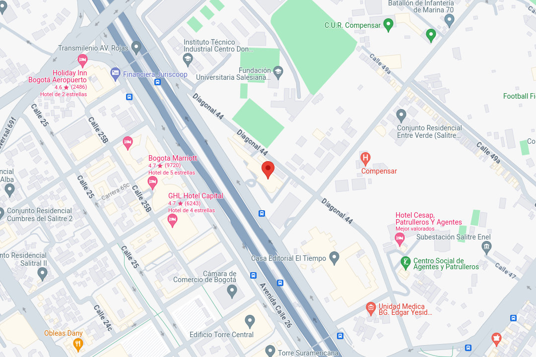 Avda. Calle 26 No. 69-76 // T. Tierra Of. 1503